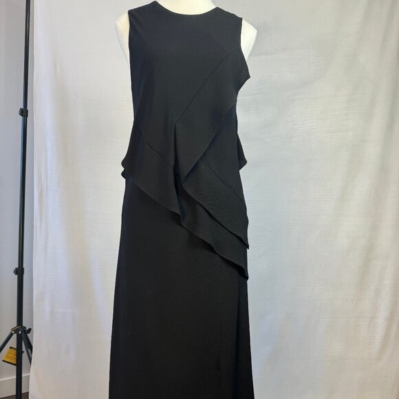 Judith and Charles Sleeveless Black Midi Dress - Picture 10 of 15